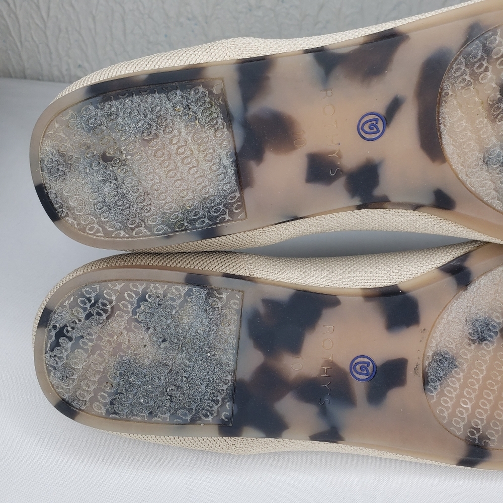 Rothy’s Retired Ecru Round Toe Flats Ballet Shoes Womens Size 10 US - Picture 14 of 15